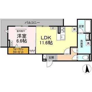 リュッカ鳥神【2階】の間取り