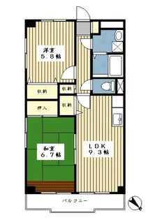 中川第二宗ビル【4階】の間取り
