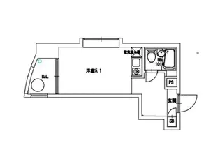 ウエルス東駒形【9階】の間取り