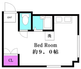 チェックメイトビル【2階】の間取り
