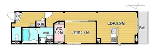 モアナホワイエ【1階】の間取り