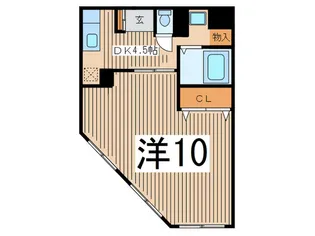 福井ビル【4階】の間取り