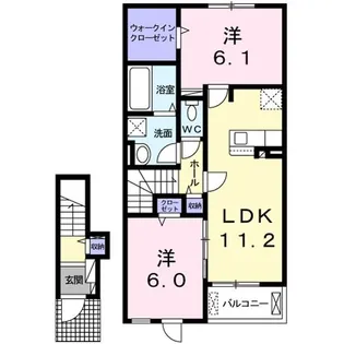 グランファミリアI【2階】の間取り
