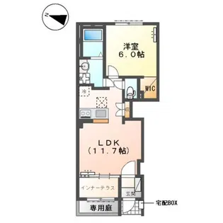 ミレイノ【1階】の間取り