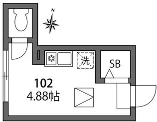 グラード氷川台【1階】の間取り