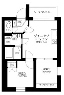 ルヴェデュソレイユ【4階】の間取り