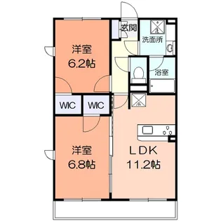 エトワール【3階】の間取り