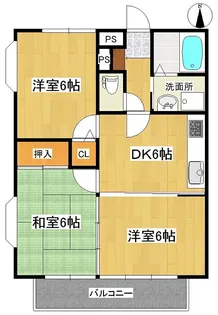 フレグランスデミツ【2階】の間取り