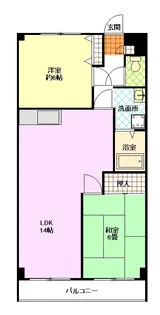 第3桜マンション【2階】の間取り