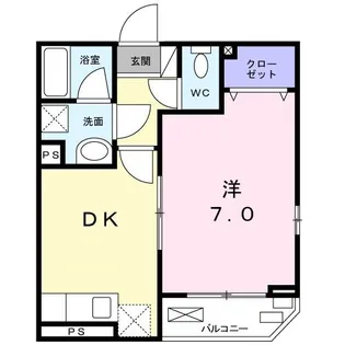 フラン【3階】の間取り
