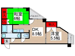 ニュ-ホ-ムズ第一マンション【3階】の間取り