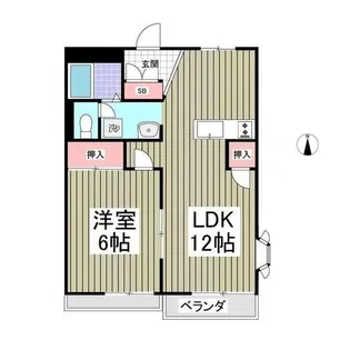 メゾンアスコットB棟【2階】の間取り