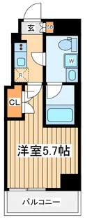 プレール・ドゥーク川崎3【9階】の間取り