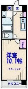 ミッツ・メロディア【2階】の間取り