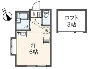MKハイツ天王町【1階】の間取り