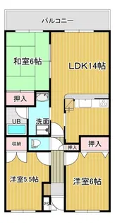 シティグレースほうしょう【3階】の間取り