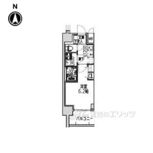 ARCOBALENOOSAKAFUSE【2階】の間取り