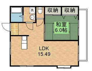 益子ハイツ【1階】の間取り