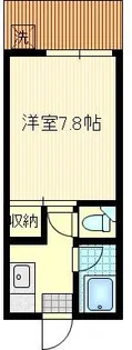 コーポパドル【1階】の間取り