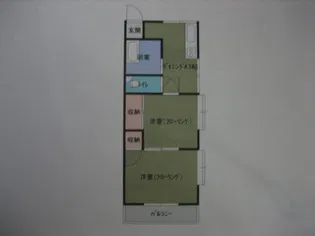 白根コーポ(南アルプス市有野)【1階】の間取り