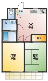 エーデルハイム【1階】の間取り