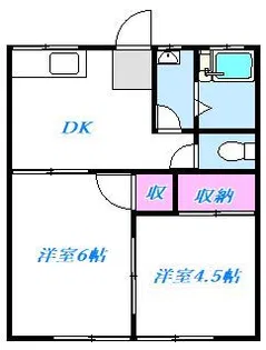 ロイヤルレジデンス【2階】の間取り