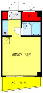 ジュヒロプラザ赤羽【4階】の間取り