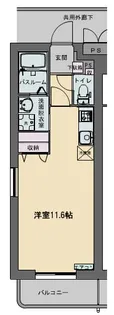 レーヴ・ヌーヴォー【2階】の間取り