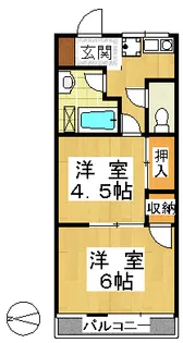 第一渡辺ビル【3階】の間取り