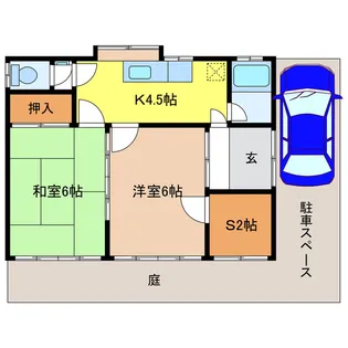 岐阜県本巣郡北方町曲路2【一戸建】の間取り
