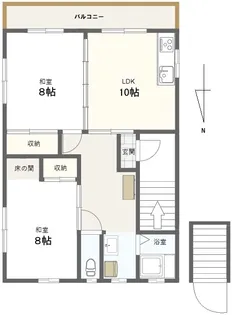 千葉県柏市北柏2【一戸建】の間取り