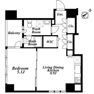 HF目黒レジデンス【3階】の間取り