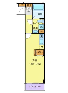 クレヴィスタ中野落合【2階】の間取り