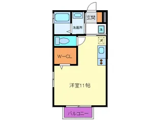 静岡県三島市加茂川町【アパート】の間取り