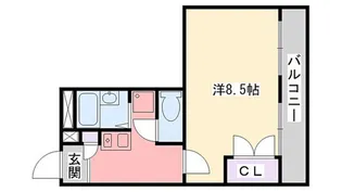 滝野社レジデンス【2階】の間取り