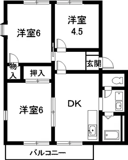 フレグランス とわ【1階】の間取り