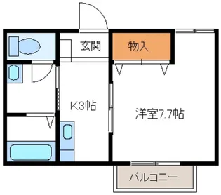 ピュアフォート【1階】の間取り