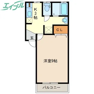 フォレストコートウィスラー【2階】の間取り