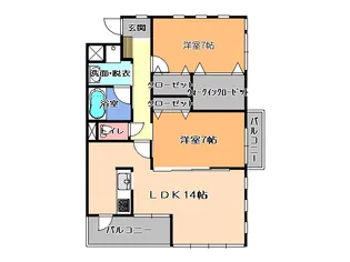 ベルフォート【3階】の間取り