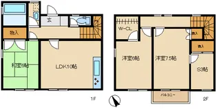 神奈川県横浜市青葉区美しが丘西1【一戸建】の間取り