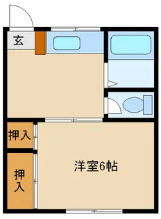 ふらわーはうす【1階】の間取り