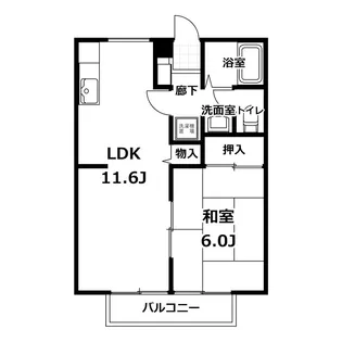 希望ハイツ【2階】の間取り