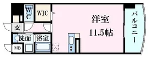 サムティレジデンス平和大通り【11階】の間取り