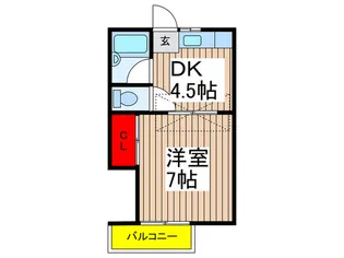 ピアハイツ南大野【1階】の間取り
