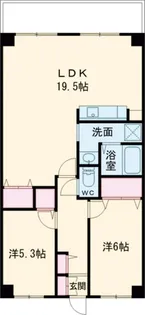 滋賀県大津市野郷原1【マンション】の間取り