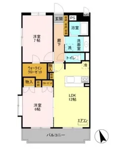 フレグランス【2階】の間取り