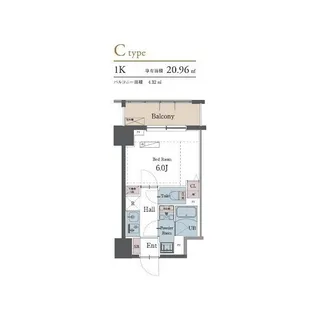 神奈川県横浜市鶴見区鶴見中央4【マンション】の間取り