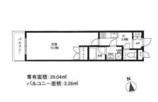 セレーノS2【1階】の間取り