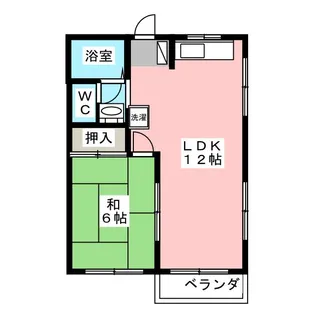 ハイツI【2階】の間取り