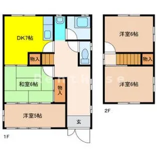 愛知県江南市高屋町後山【一戸建】の間取り